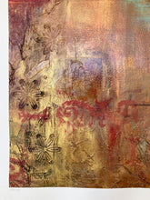Load image into Gallery viewer, Holiday Hue Collage Painting | Abstract Oil Painting | Gallery Wall Art | Gold Leaf Detail | Modern Oil Painting | Textured Fine Art