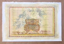 Load image into Gallery viewer, Original Oil And Graphite Drawing On Paper | Calligraphy Art | Indonesian Inspired Art | Gallery Wall Art | Fantasy Drawing On Paper