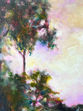 Load image into Gallery viewer, Landscape Oil Painting | Wood Painting Panel | Gallery Wall Art | Marsh Painting | Oak Tree Art | Housewarming Gift | Modern Impressionist