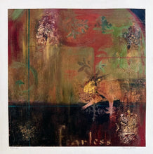 Load image into Gallery viewer, Original artwork collage relief painting of tiger on heavy art paper