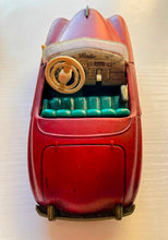 Load image into Gallery viewer, Vintage 1950s Red Schuco Radio Car | Car Tin Toy | Original Schuco Model Car | Collectible Car | Wind Up Car | German Model Car