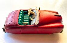 Load image into Gallery viewer, Vintage 1950s Red Schuco Radio Car | Car Tin Toy | Original Schuco Model Car | Collectible Car | Wind Up Car | German Model Car