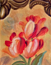 Load image into Gallery viewer, Ceramic Tulip Box With Lid | Painted Flower Box| Decorative Flower Container | Wedding Gift | House Warming Gift | Hand Painted Ceramic