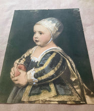 Load image into Gallery viewer, Vintage Child’s Print | Nursery Wall Art | Antique Print | Gallery Wall Art | Fine Art Print | Renaissance Art