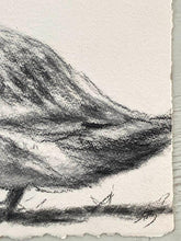 Load image into Gallery viewer, Baby Room Decor | Charcoal Wall Art | Duck Lover Gift | Gallery Wall Art | Vintage Style Charcoal Drawing | Sleeping Duck Art