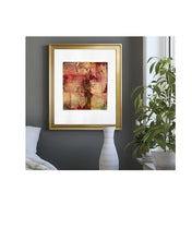 Load image into Gallery viewer, Faith Abstract Painting, modern oil painting, gallery wall art, gold leaf detail, original Christian painting, contemporary artwork