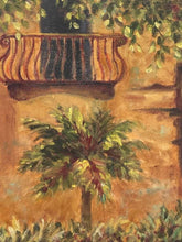 Load image into Gallery viewer, Tuscany Villa Painting | Original Painting | Gallery Wall Art | Golden Wall Art | Small Painting | Housewarming gift | Impressionist Decor