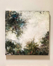 Load image into Gallery viewer, Lush Landscape Oil Painting, Wood Panel Painting, Gallery Wall Art, Marsh Painting, Oak Tree Art, Housewarming Gift, Modern Impressionist