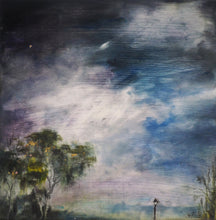 Load image into Gallery viewer, Landscape Oil Painting, Wood Painting Panel, Gallery Wall Art, Marsh Painting, Sky Painting | Housewarming Gift, Modern Impressionist
