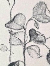 Load image into Gallery viewer, Branch Drawing Wall Art | Botanical Charcoal Drawing | Charcoal Drawing On Paper | Gallery Wall Art | Eucalyptus Drawing | Spa Wall Decor