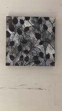 Load and play video in Gallery viewer, Holiday Wall Art | Branch Wall Decor | Leaf Painting | Gallery Wall Art | Festive Decor | Christmas Branch Art