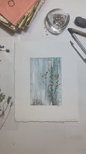 Load and play video in Gallery viewer, Art/Original Japandi Botanical Art