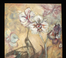 Load image into Gallery viewer, Original Hummingbird Oil Painting | Butterflies and Orchid Wall Art | Gallery Wall Art | Nature Landscape Painting | Wedding Gift