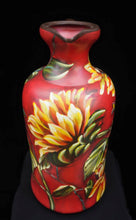 Load image into Gallery viewer, Cherry Red Sunflower Pitcher | Home Decor Accent | Hand Painted | Bold Blossom Decor