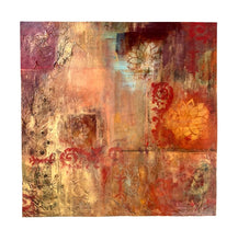 Load image into Gallery viewer, Holiday Hue Collage Painting | Abstract Oil Painting | Gallery Wall Art | Gold Leaf Detail | Modern Oil Painting | Textured Fine Art
