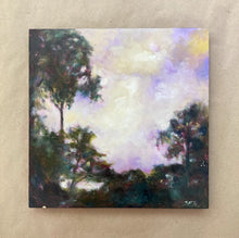 Load image into Gallery viewer, Landscape Oil Painting | Wood Painting Panel | Gallery Wall Art | Marsh Painting | Oak Tree Art | Housewarming Gift | Modern Impressionist
