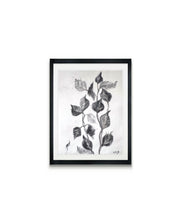 Load image into Gallery viewer, Botanical Charcoal Drawing | Japandi Home Decor | Charcoal Drawing On Paper | Gallery Wall Art | Eucalyptus Drawing | Spa Wall Decor
