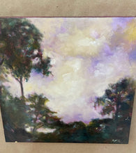 Load image into Gallery viewer, Landscape Oil Painting | Wood Painting Panel | Gallery Wall Art | Marsh Painting | Oak Tree Art | Housewarming Gift | Modern Impressionist
