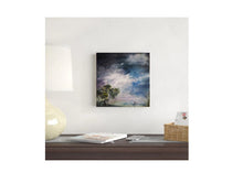 Load image into Gallery viewer, Landscape Oil Painting, Wood Painting Panel, Gallery Wall Art, Marsh Painting, Sky Painting, Housewarming Gift, Modern Impressionist
