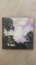 Load and play video in Gallery viewer, Landscape Oil Painting | Wood Painting Panel | Gallery Wall Art | Marsh Painting | Oak Tree Art | Housewarming Gift | Modern Impressionist
